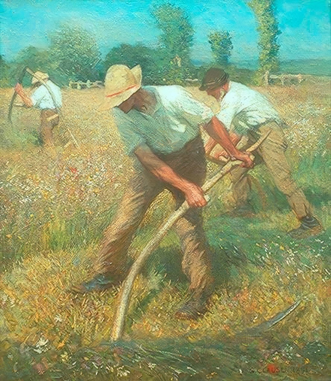 Gressklipperne av George Clausen