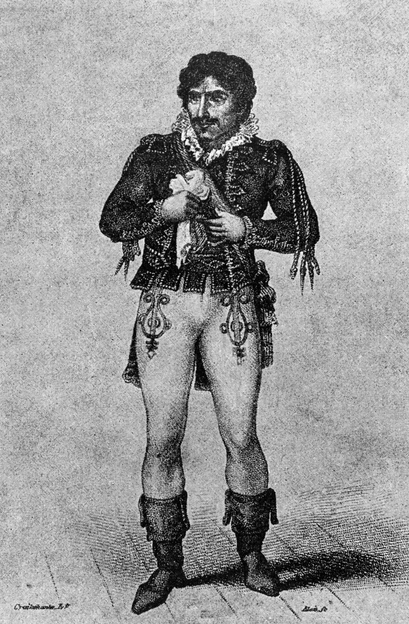 Edmund Kean (1787-1833) som Iago, fra 