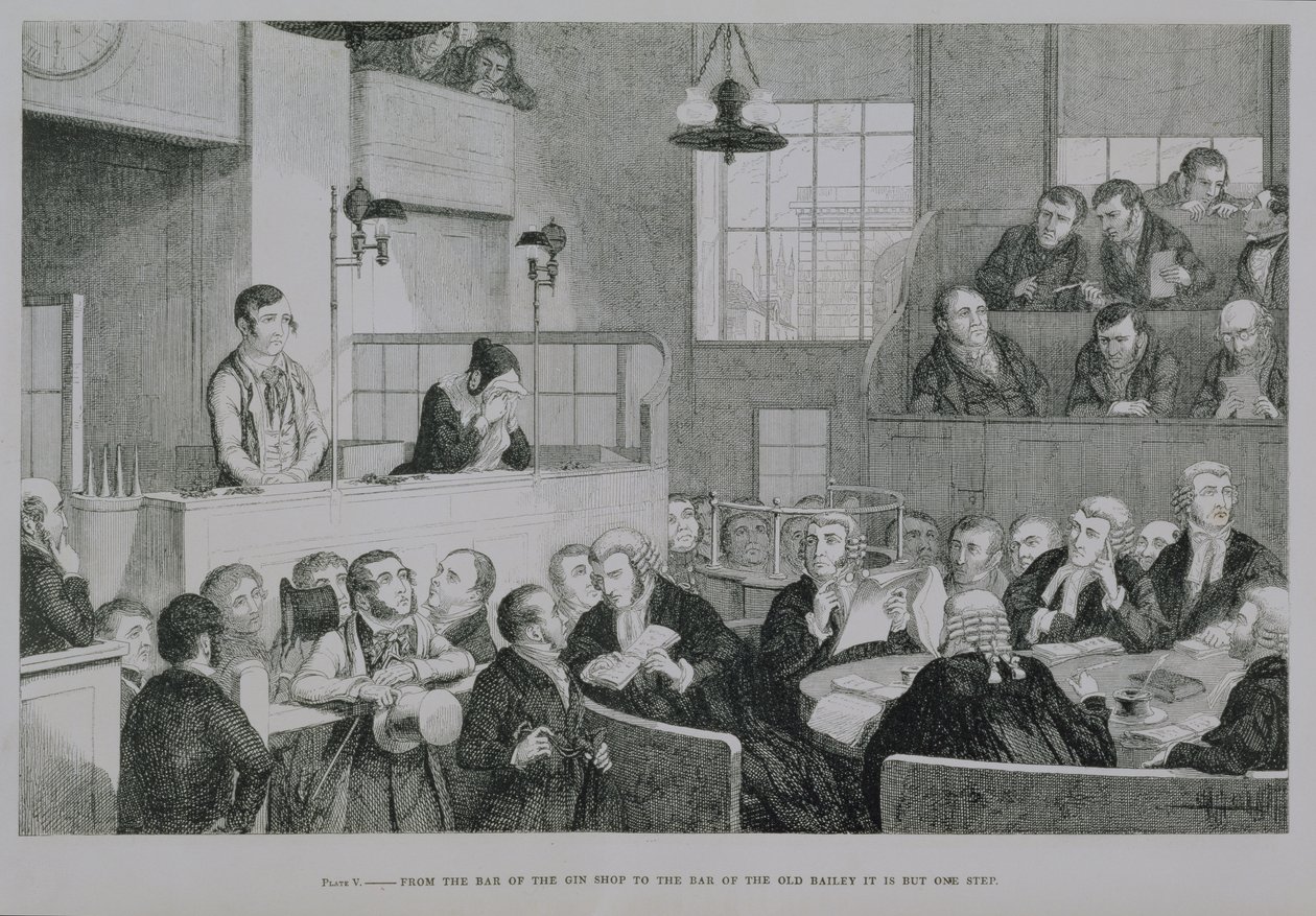 Rettssaken ved Old Bailey, plate 5 av 