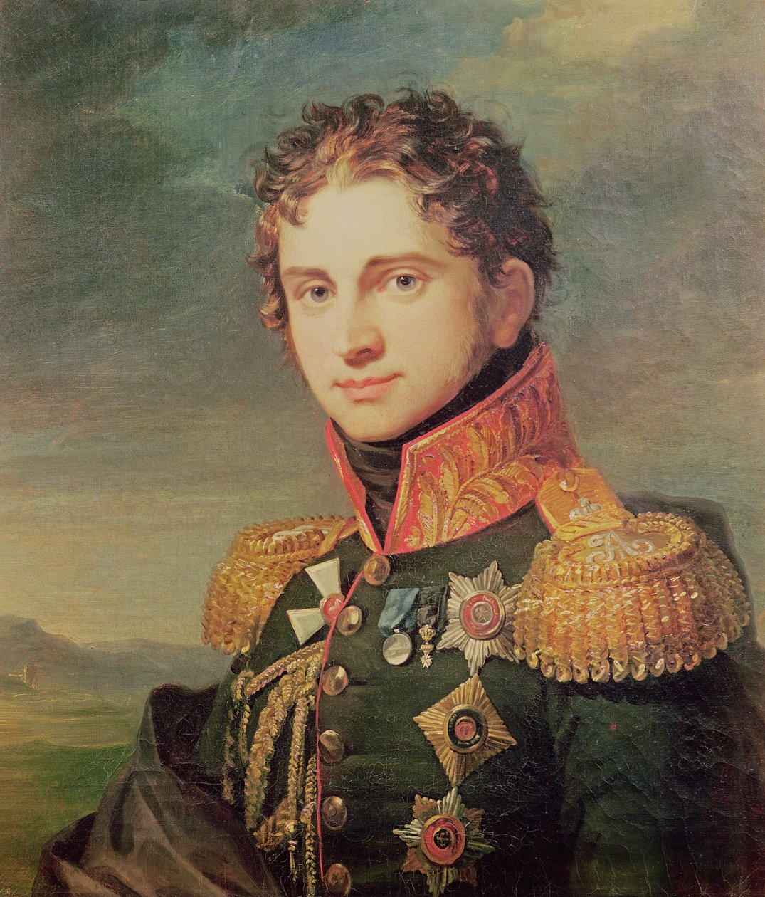 Portrett av Pavel A. Stroganov, før 1825 av George Dawe