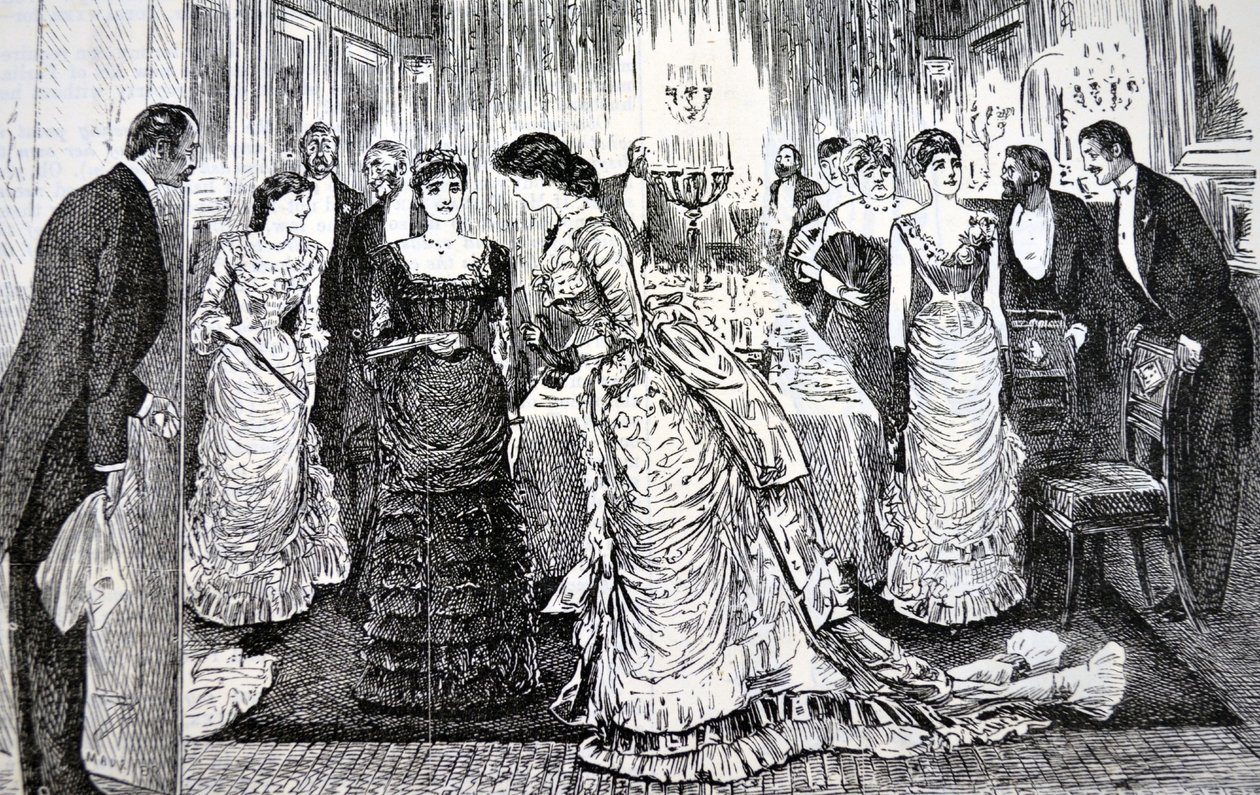 Røykeetikett, 1883 av George du Maurier