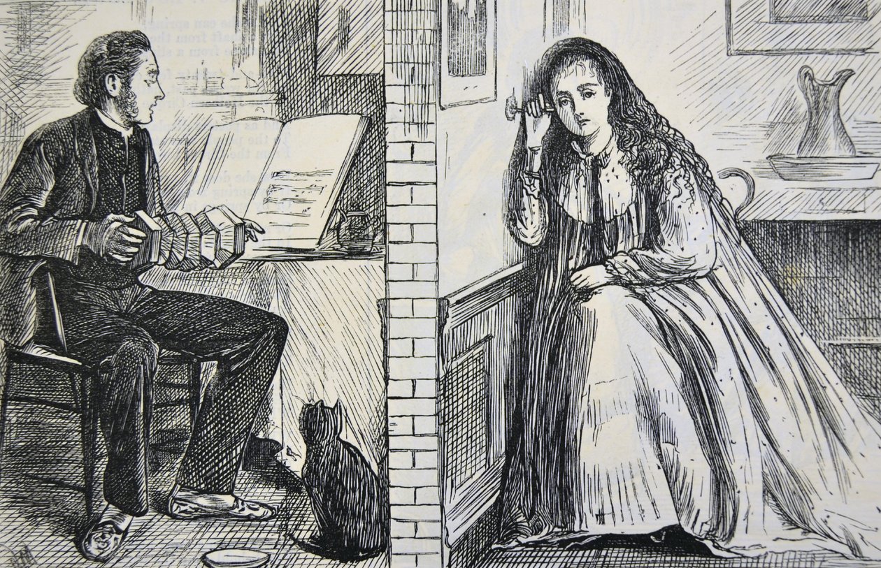 Vibrasjon av lyd, 1871 av George du Maurier