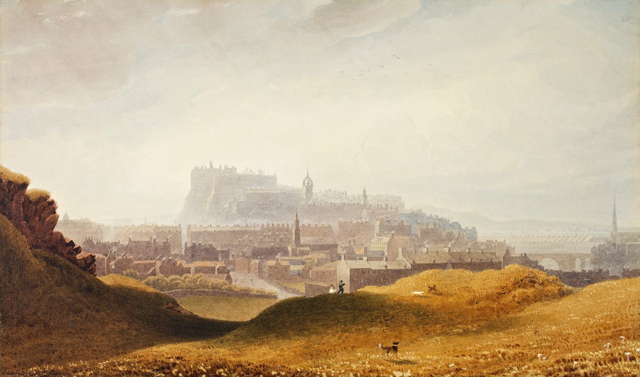 Edinburgh, ca. 1830 av George Fennel Robson