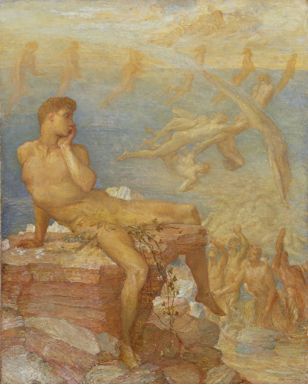 The Genius of Greek Poetry, ca. 1875 av George Frederick Watts