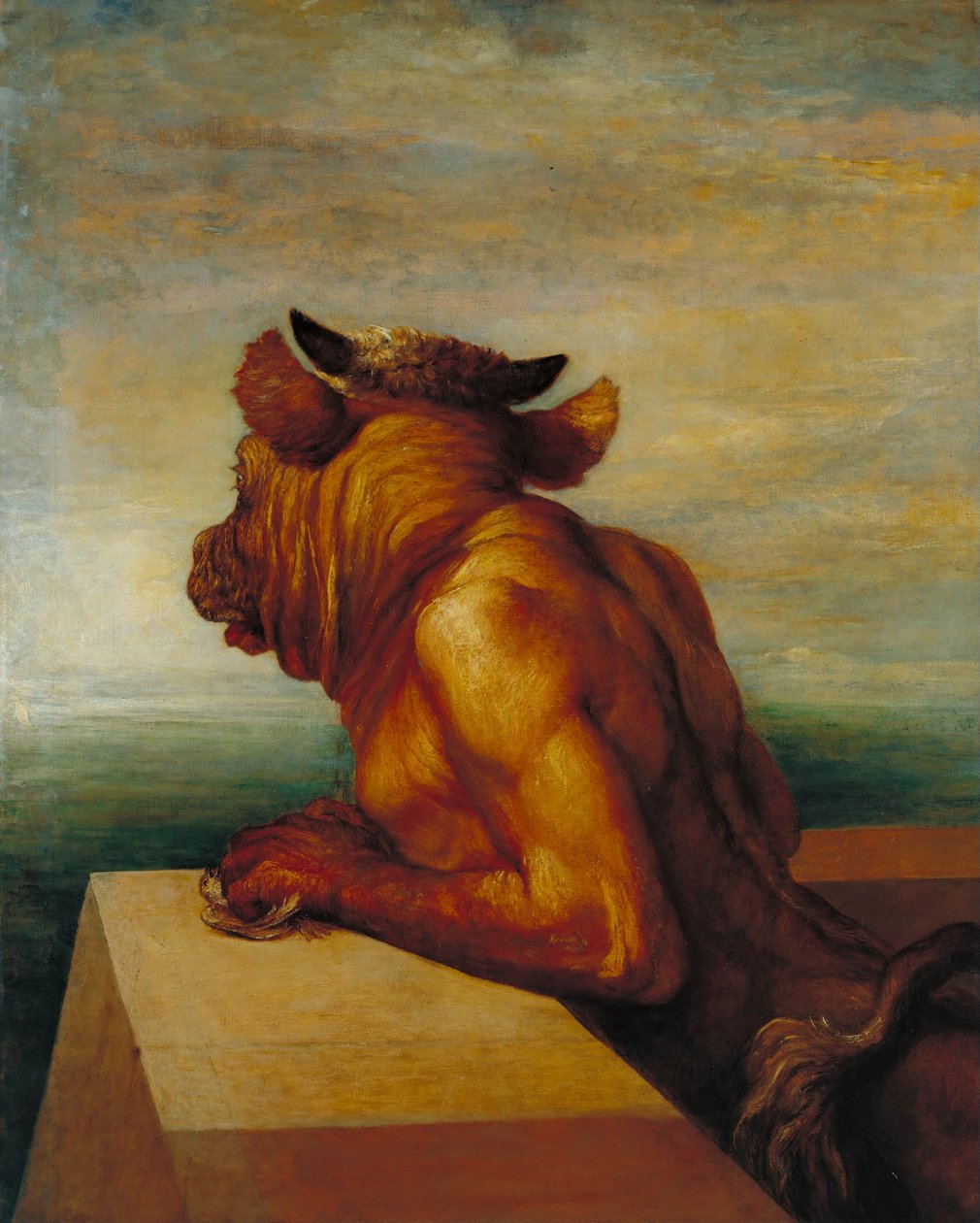 Minotauren av George Frederick Watts