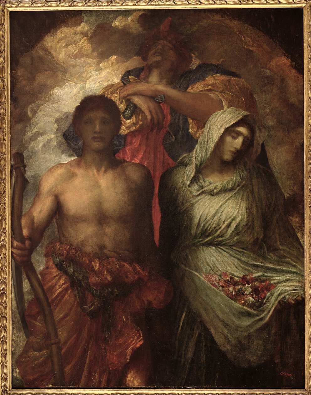 Tid, død og dom, ca. 1895 av George Frederick Watts