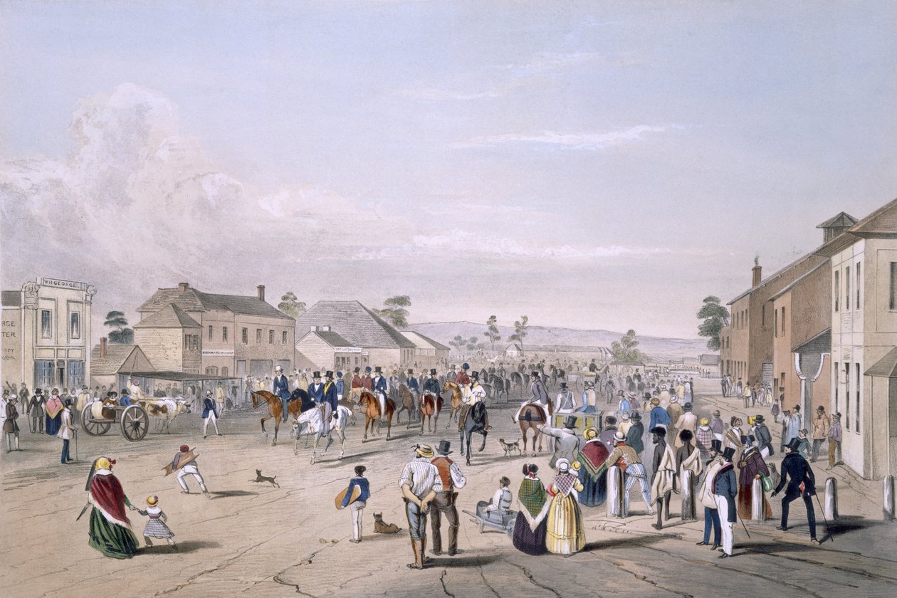 Kaptein Sturts avgang, august 1844, fra 