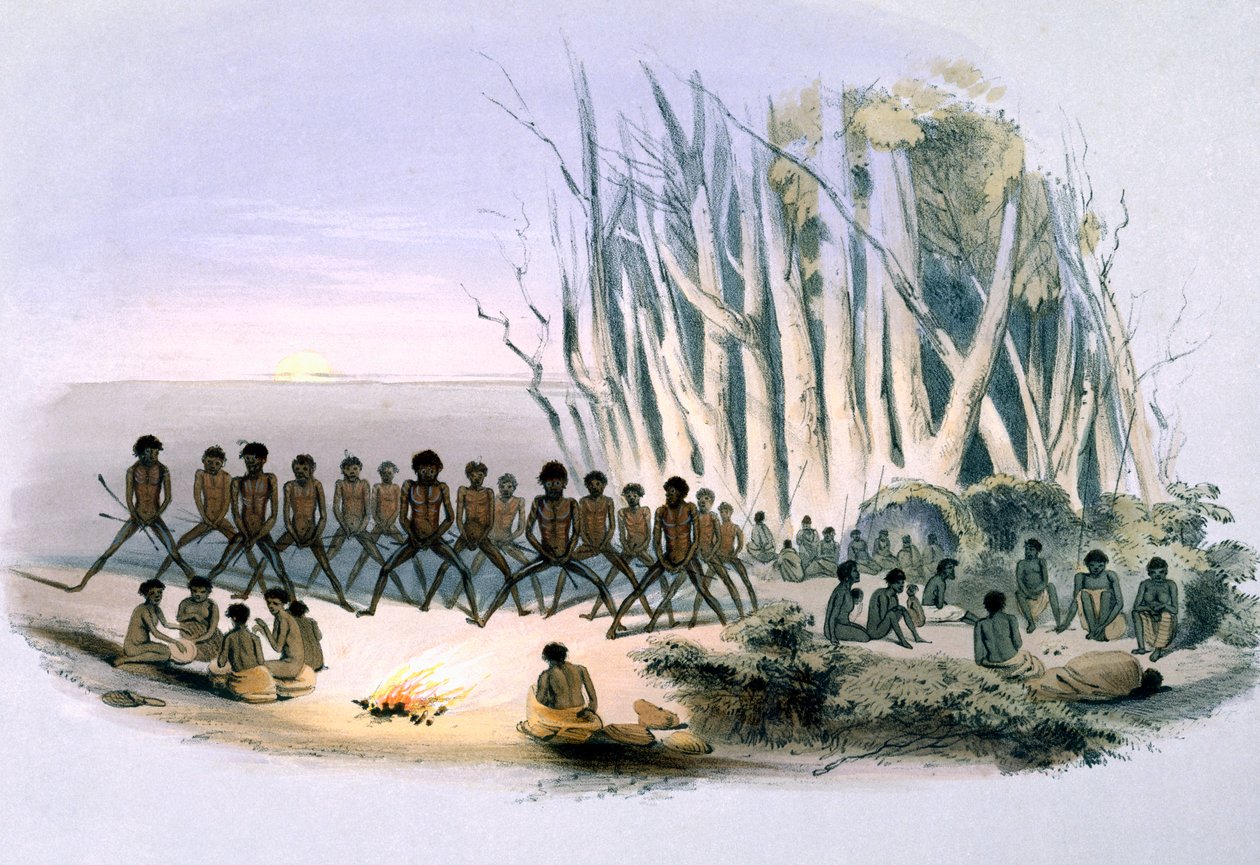 The Aboriginal Inhabitants: The Palti Dance, fra 