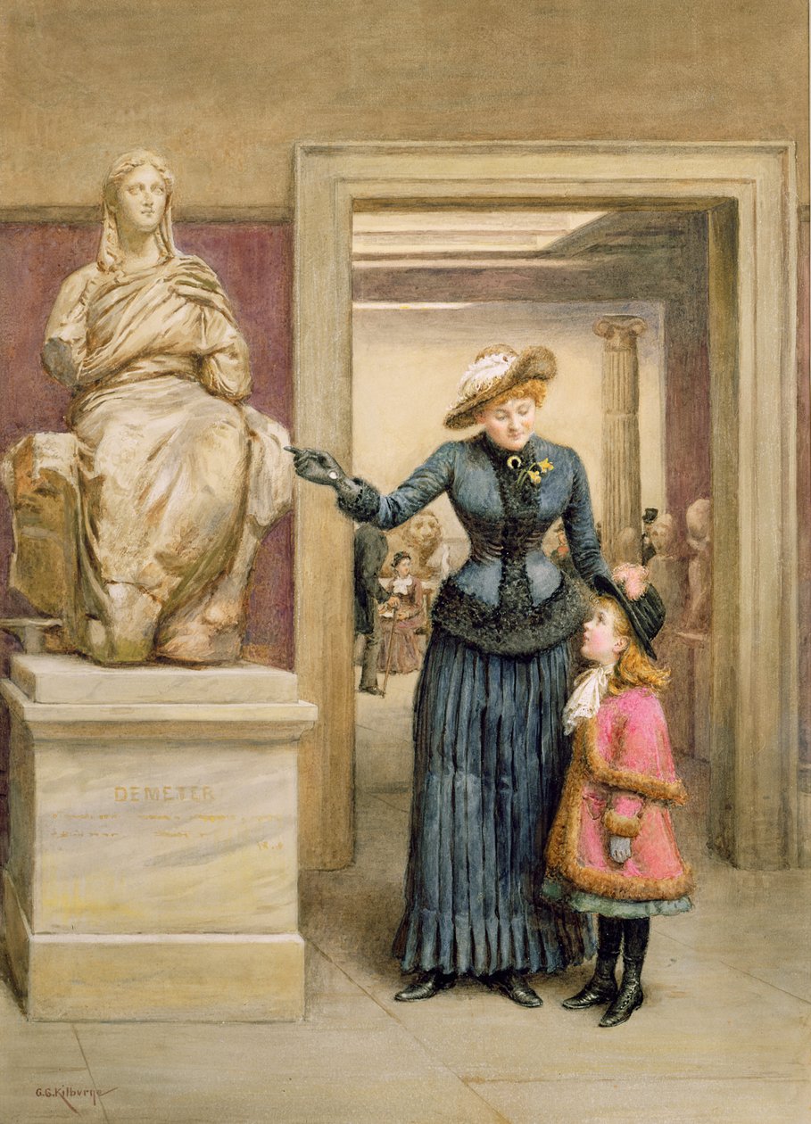 På British Museum av George Goodwin Kilburne