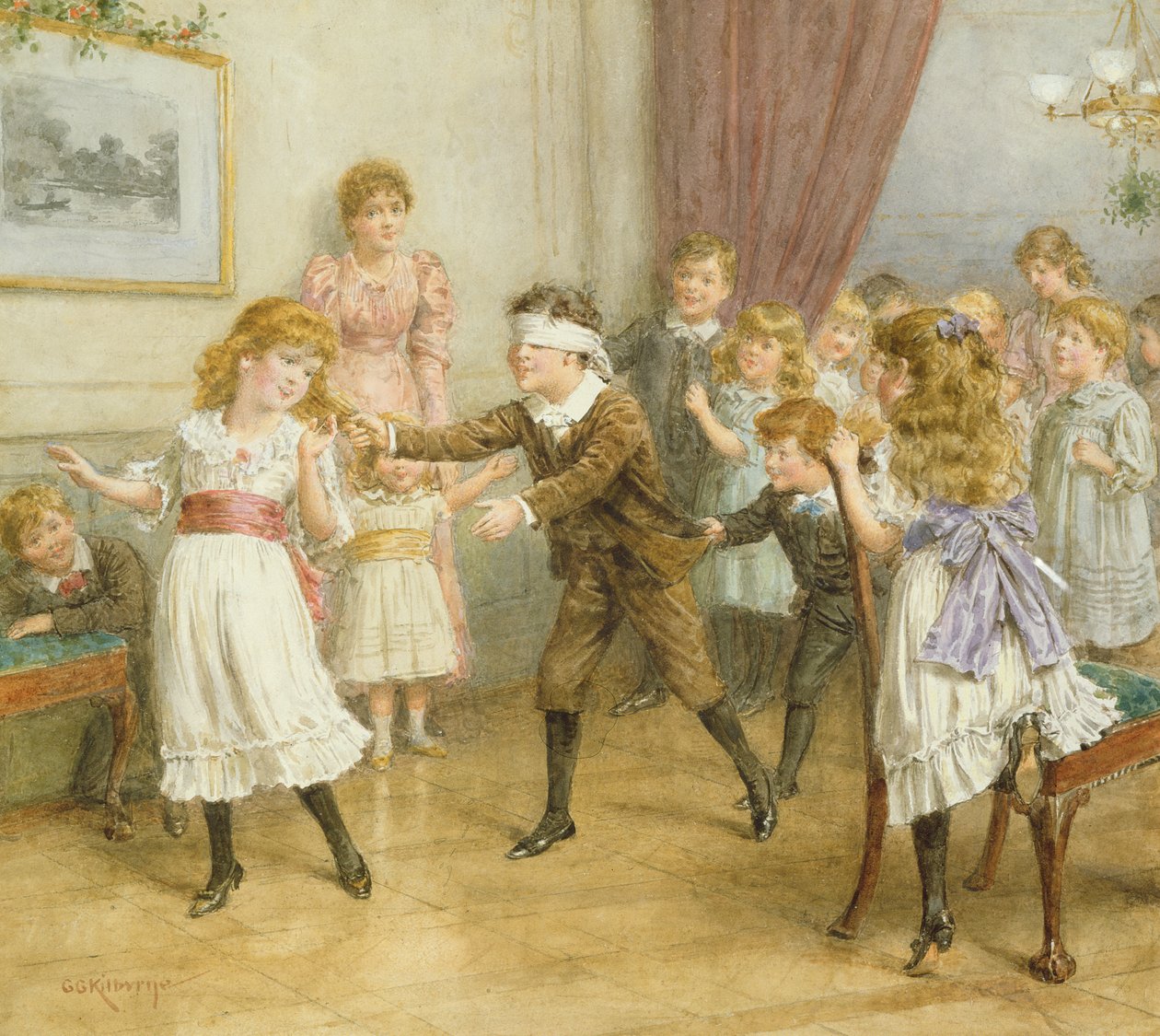 Blindebukk av George Goodwin Kilburne