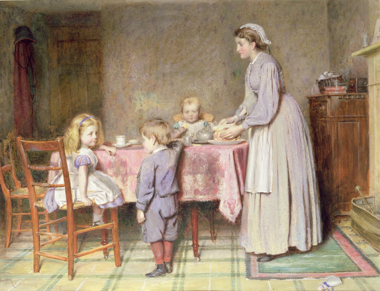 Tea Time av George Goodwin Kilburne