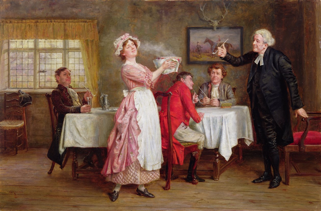 Å krone høytiden av George Goodwin Kilburne