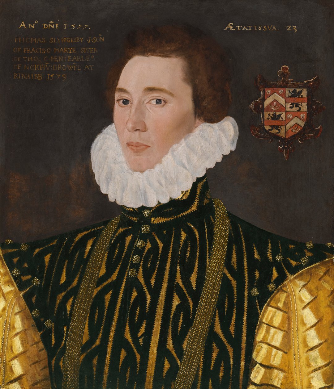 Portrett av Thomas Slingsby (1556-1579) av George Gower