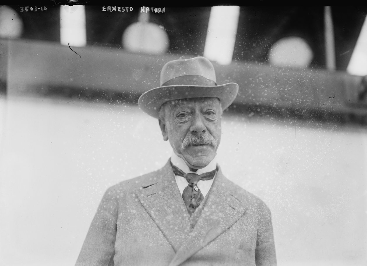 Ernesto Nathan, 1915 av George Grantham Bain