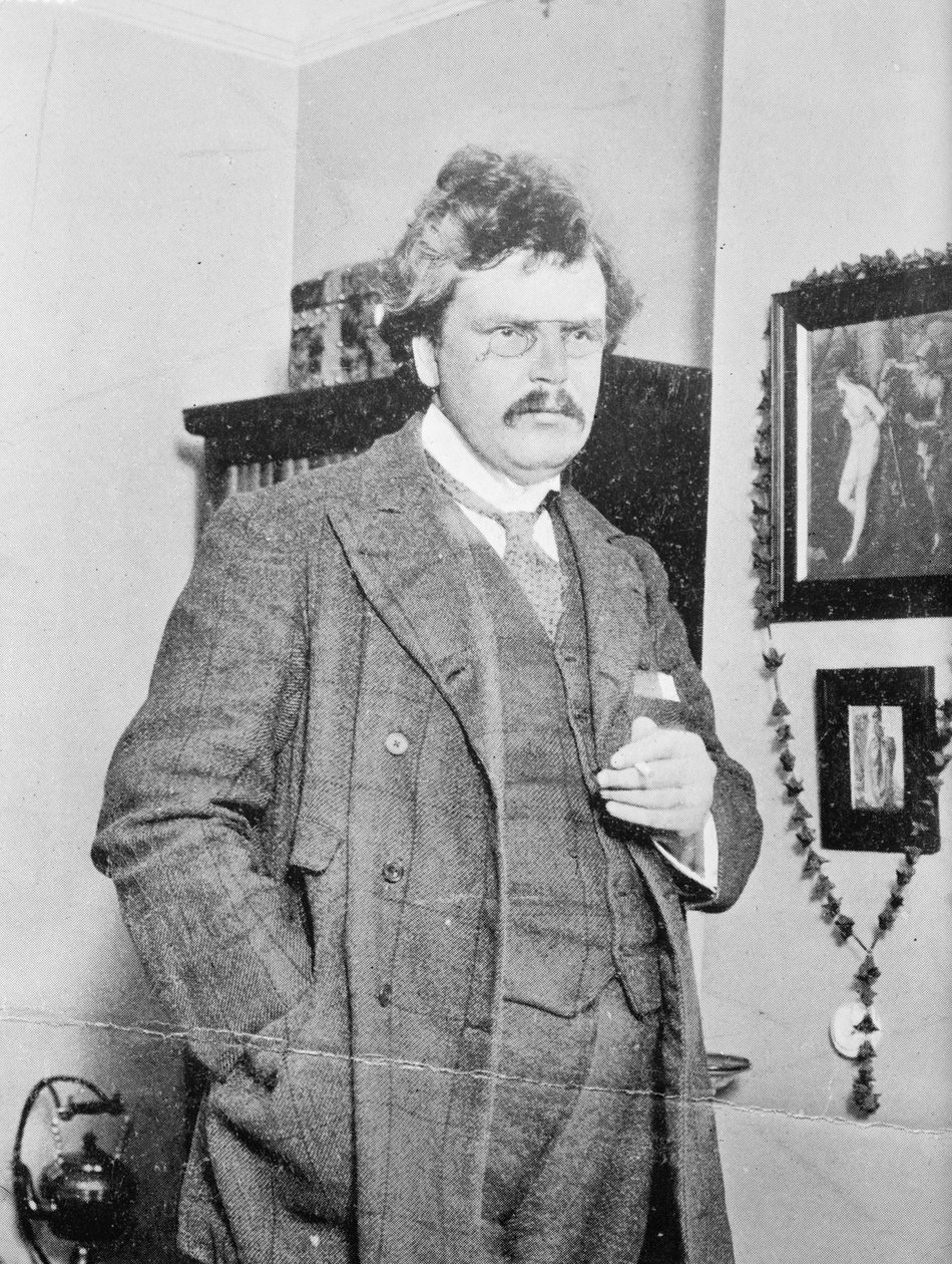 G.K.Chesterton, 1915 av George Grantham Bain