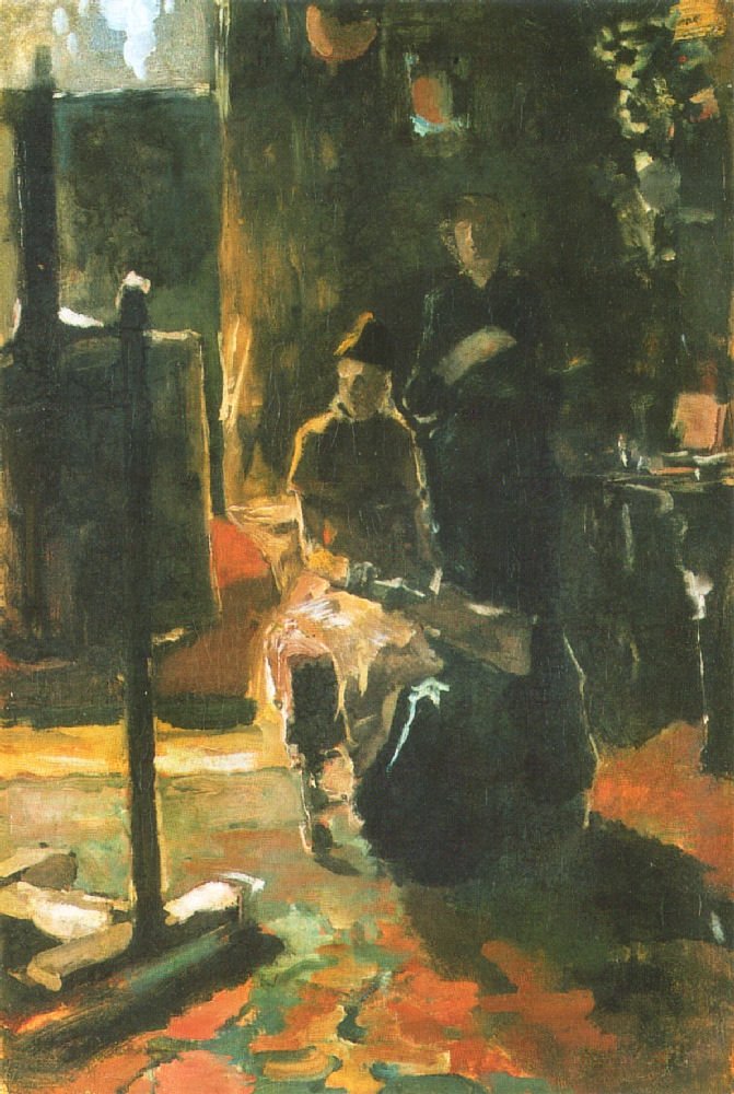 På verkstedet av George Hendrik Breitner