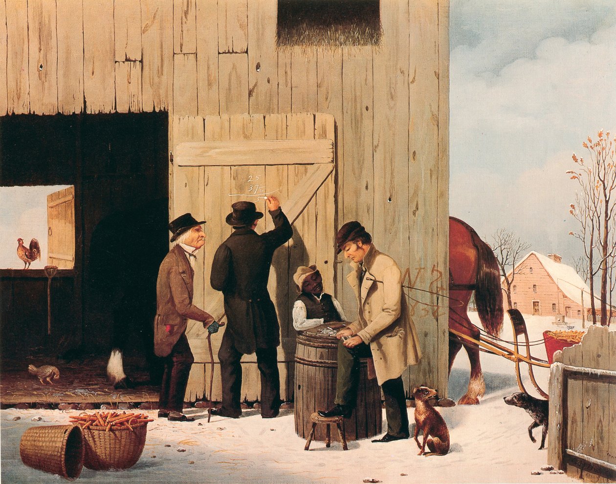 Avregning av en regning av George Henry Durrie