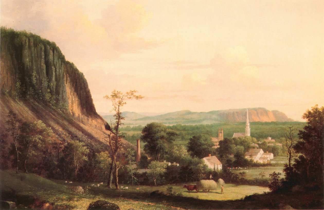 Utsikt over Westville av George Henry Durrie