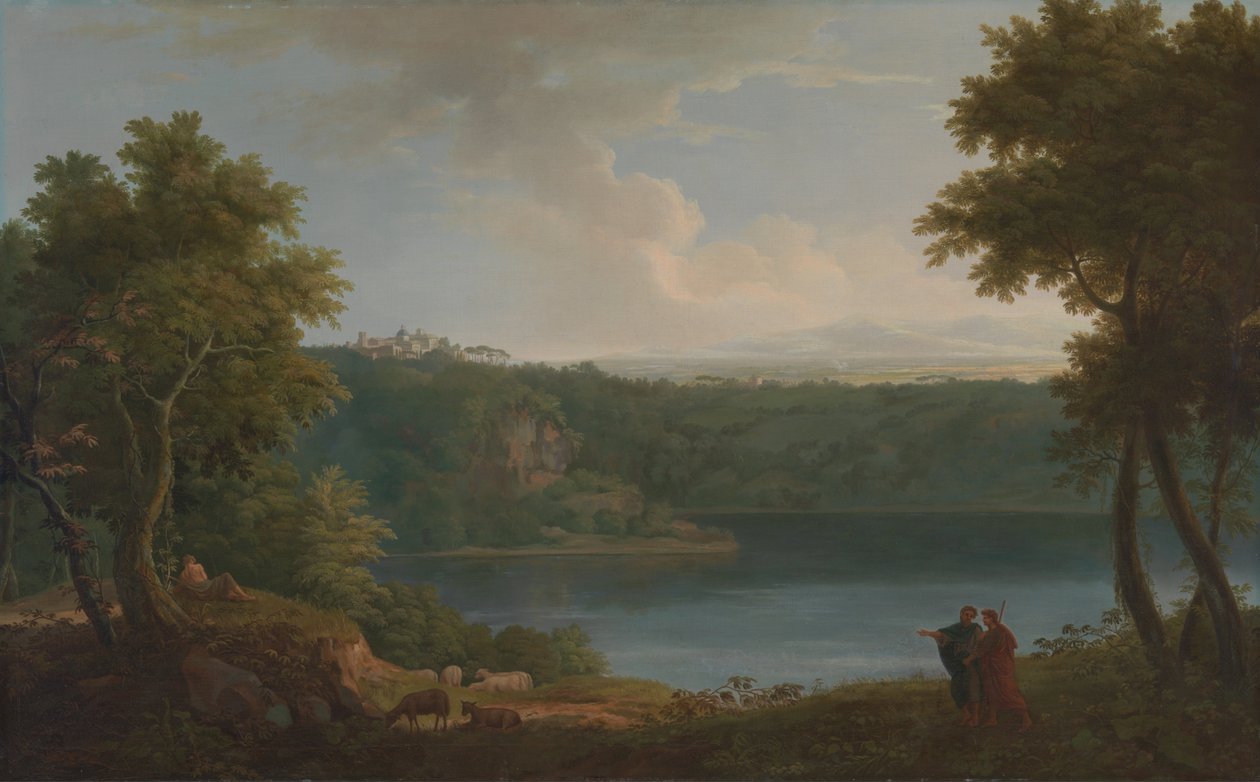 Lake Albano av George Lambert