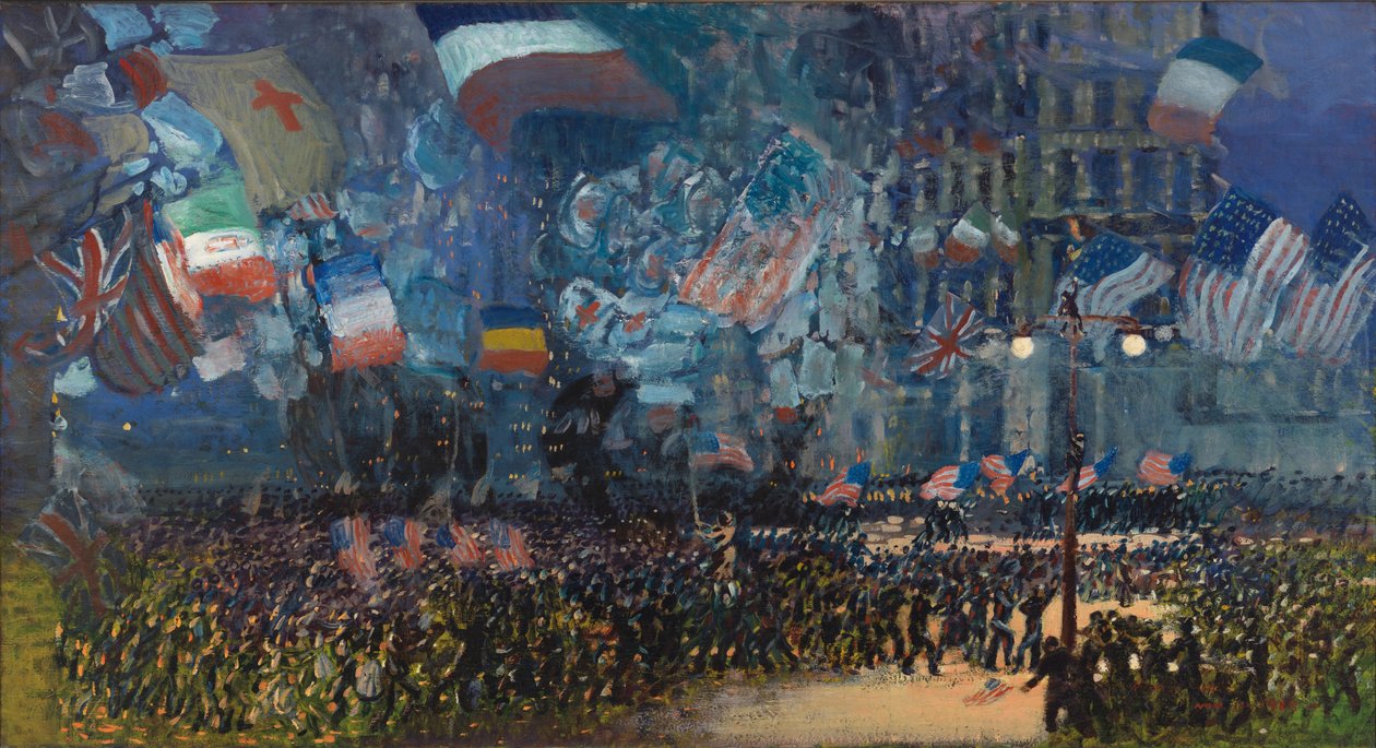 Våpenhvile natt av George Luks