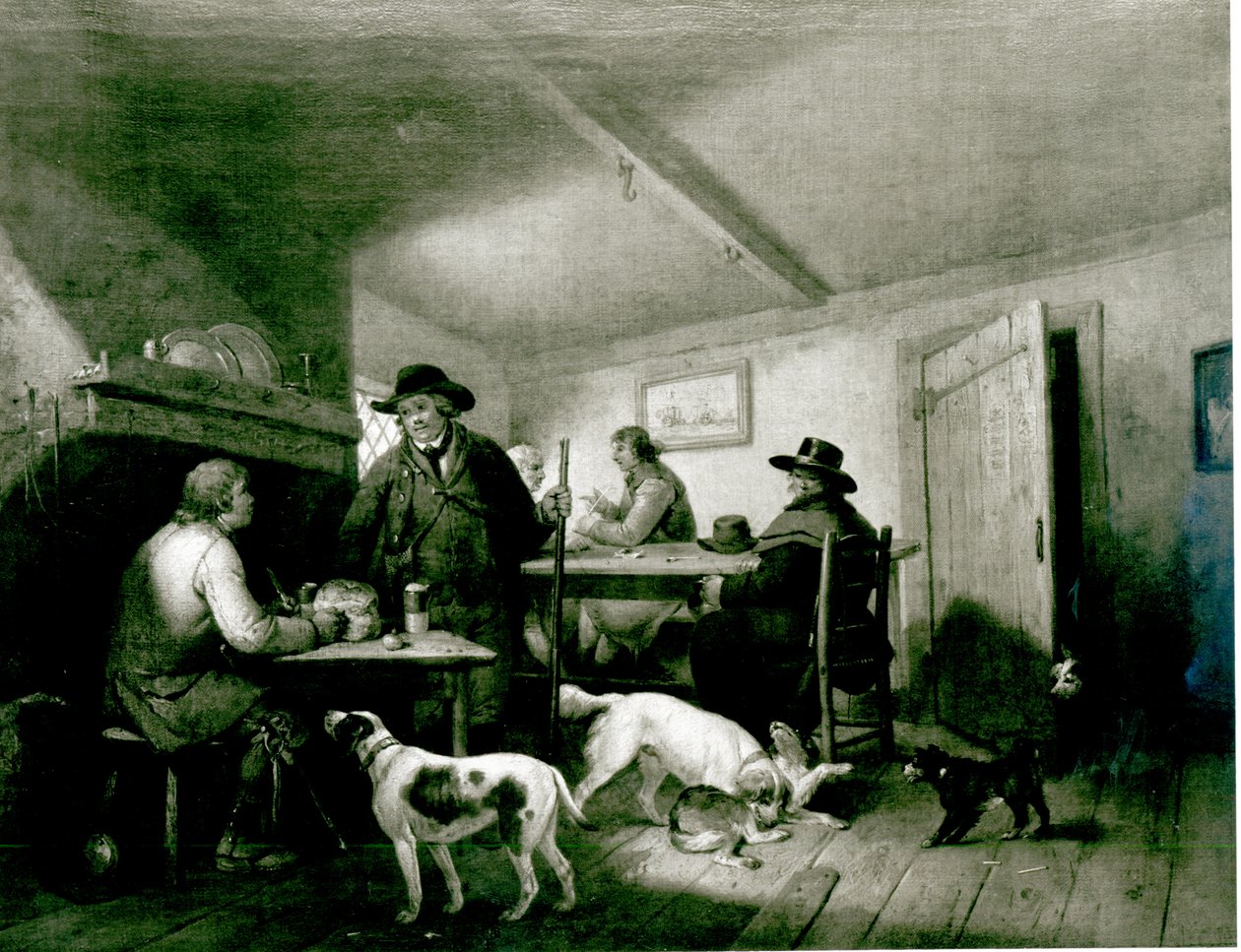 Interiøret i et Country Inn av George Morland