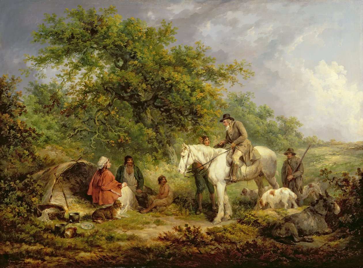 Morgen, eller den velvillige idrettsmannen, 1792 av George Morland