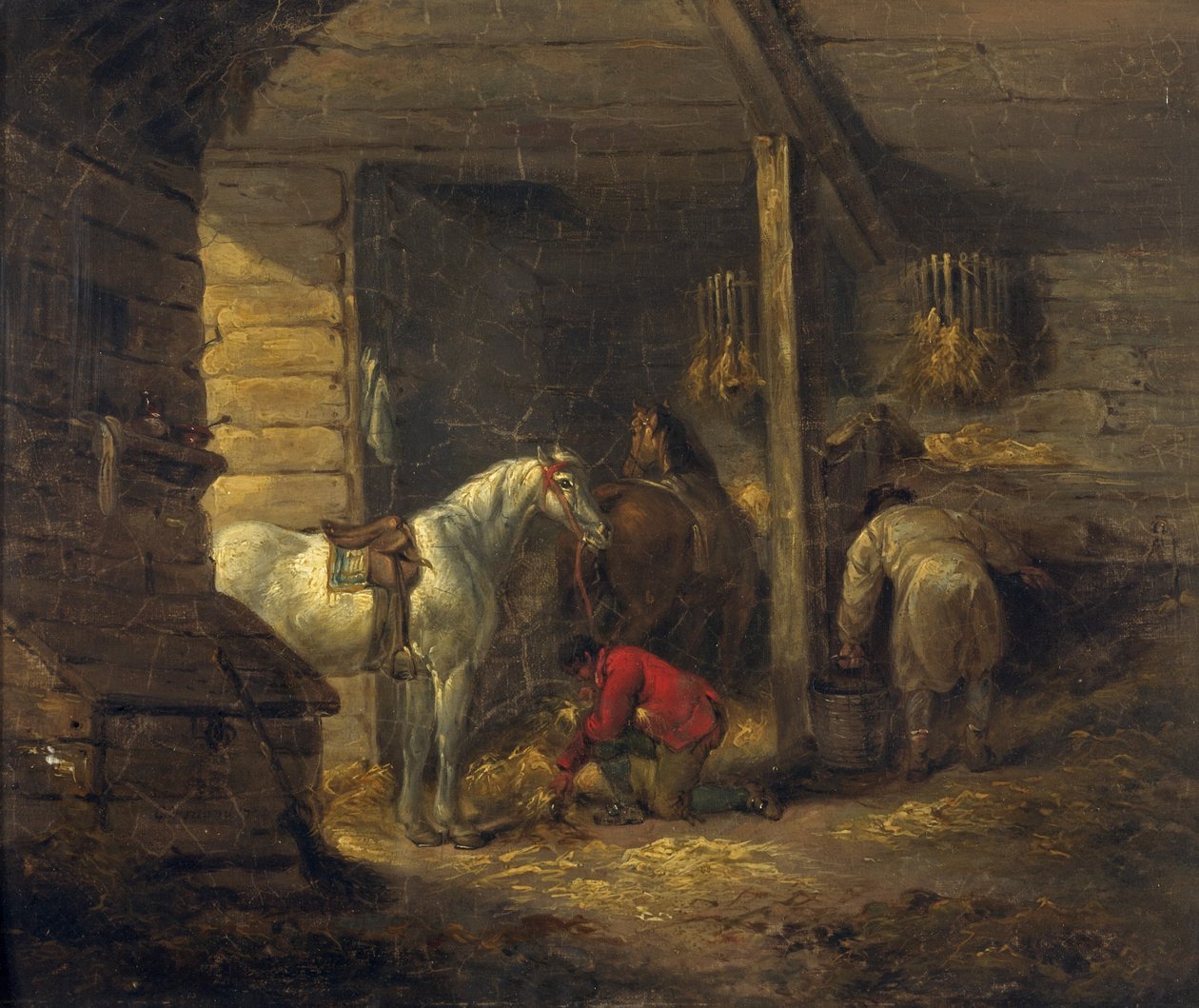 Stabil scene av George Morland