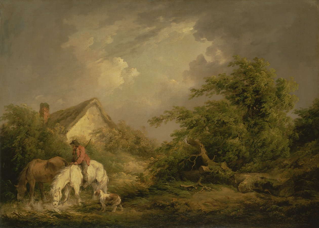 Stormen som nærmer seg, 1791 av George Morland