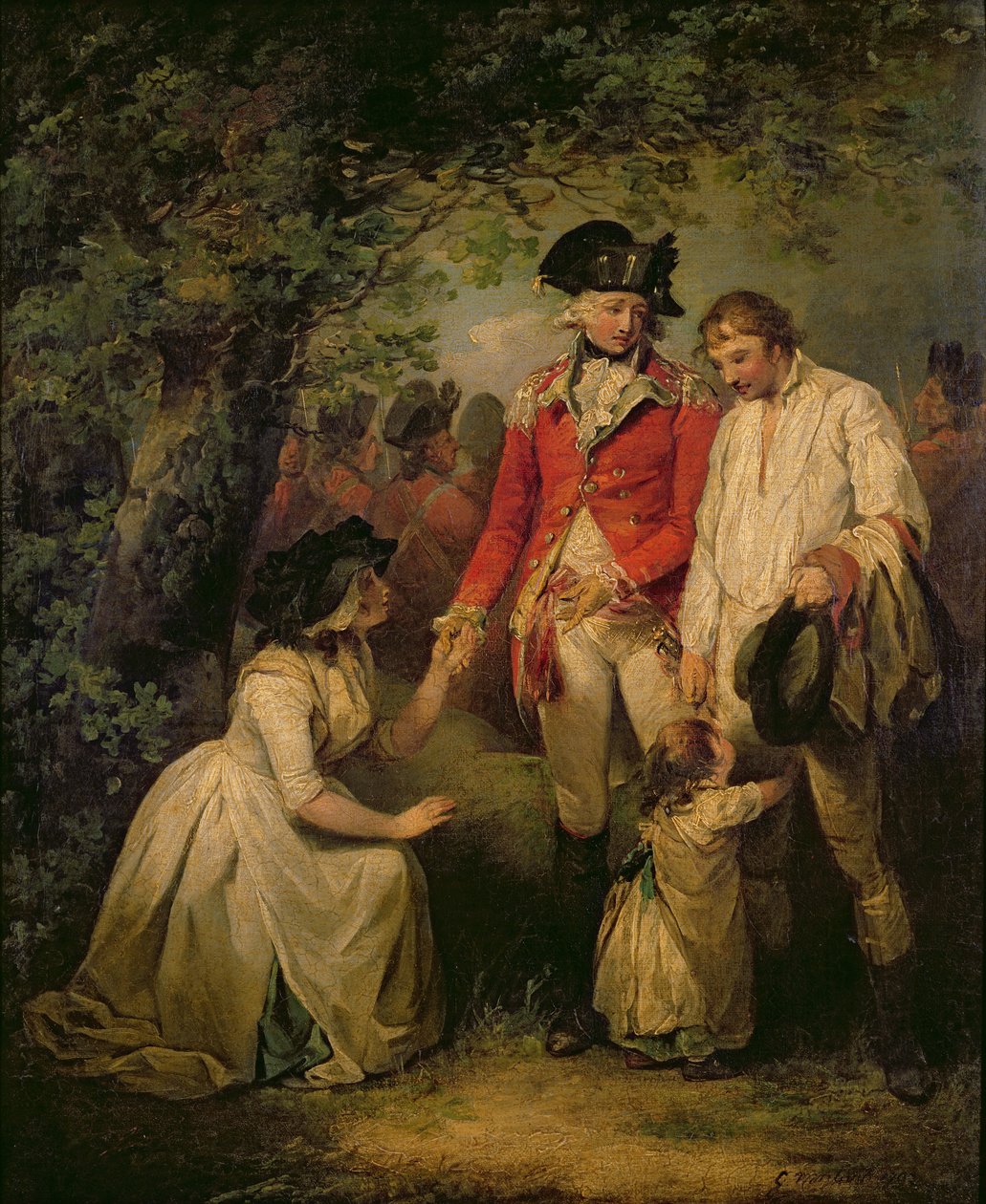 Desertøren benådet, 1792 av George Morland