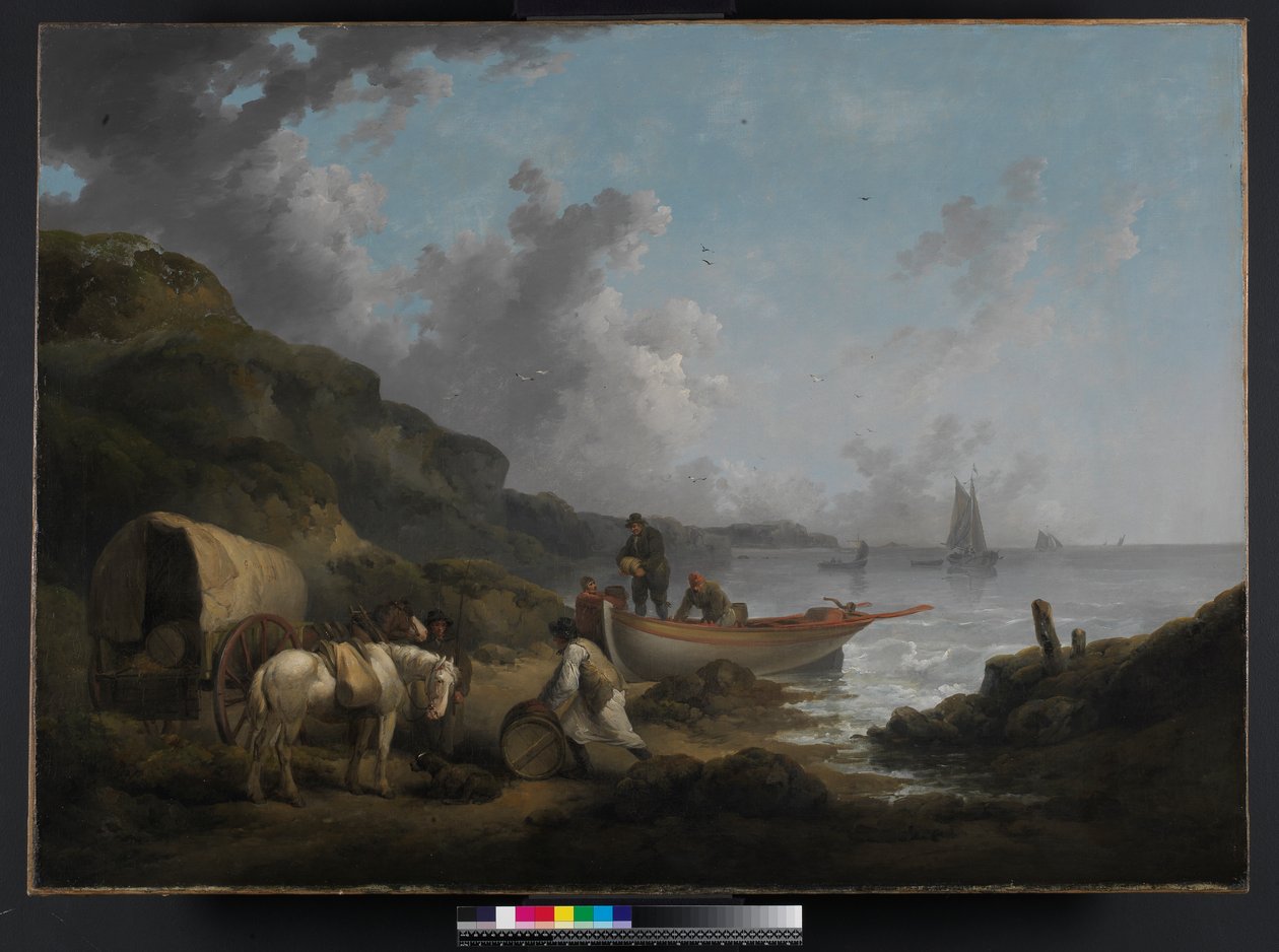 Smuglerne, 1792 av George Morland