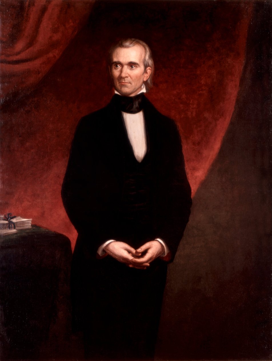 James Knox Polk av George Peter Alexander Healy