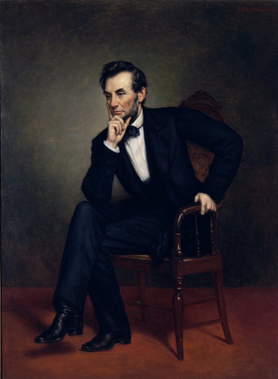 Portrett av Abraham Lincoln (1887) av George Peter Alexander Healy