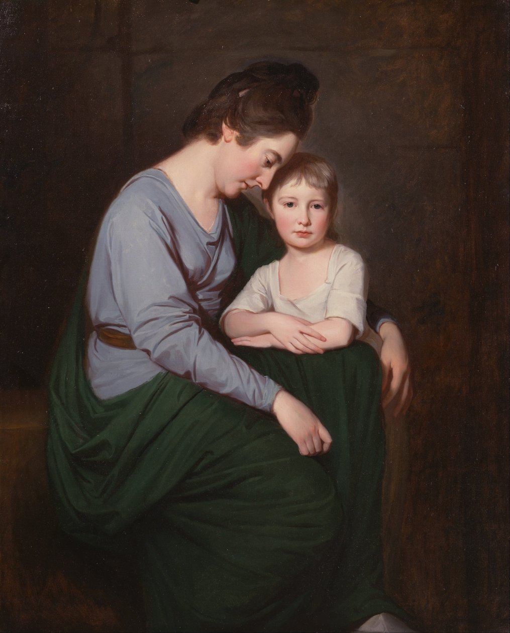 Ann Wilson med sin datter, Sybil av George Romney