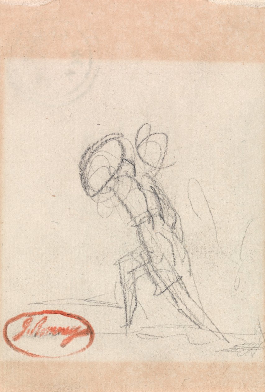 Ladefigur med skjold av George Romney
