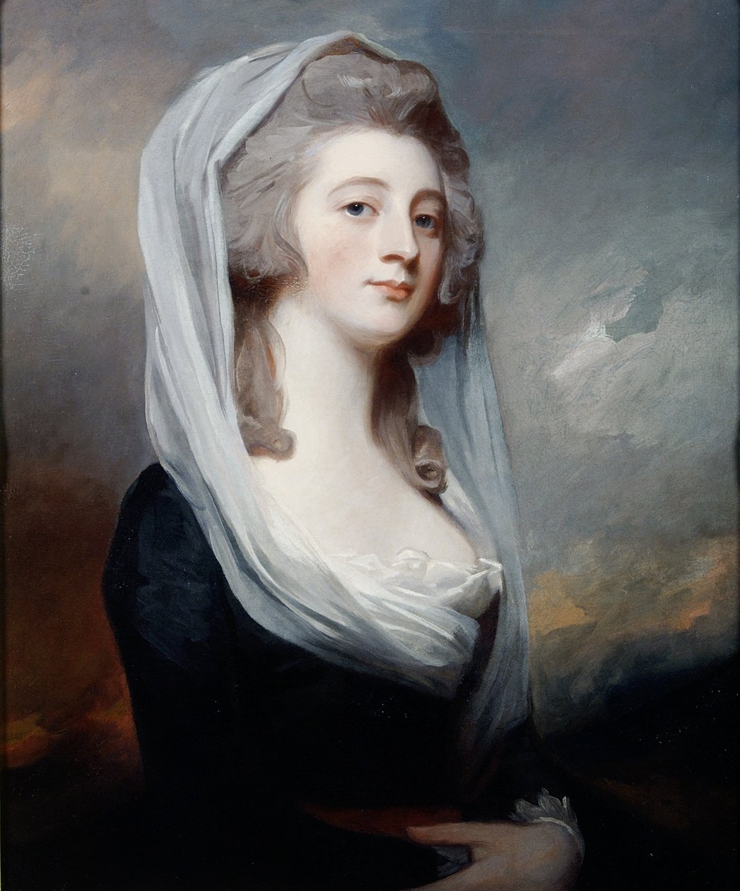 Charlotte Gunning (1704-1802) av George Romney