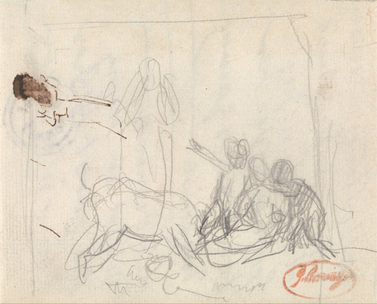 Barn og en geit av George Romney