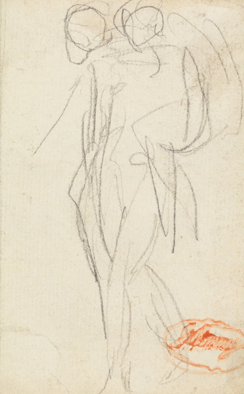 Sammensetning av to figurer av George Romney