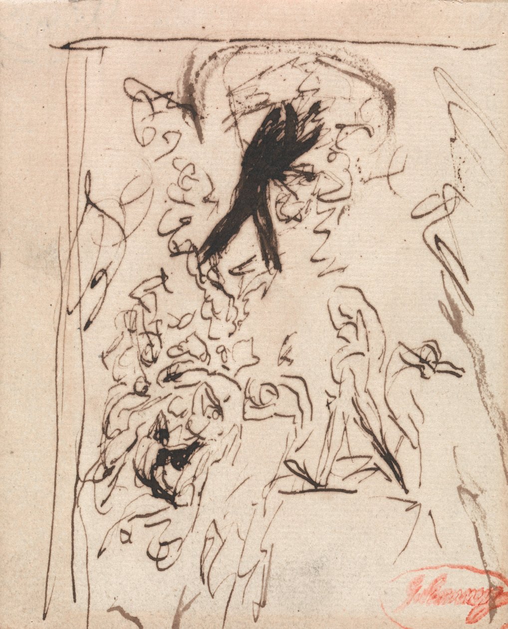 Fall of the Rebel Angels av George Romney
