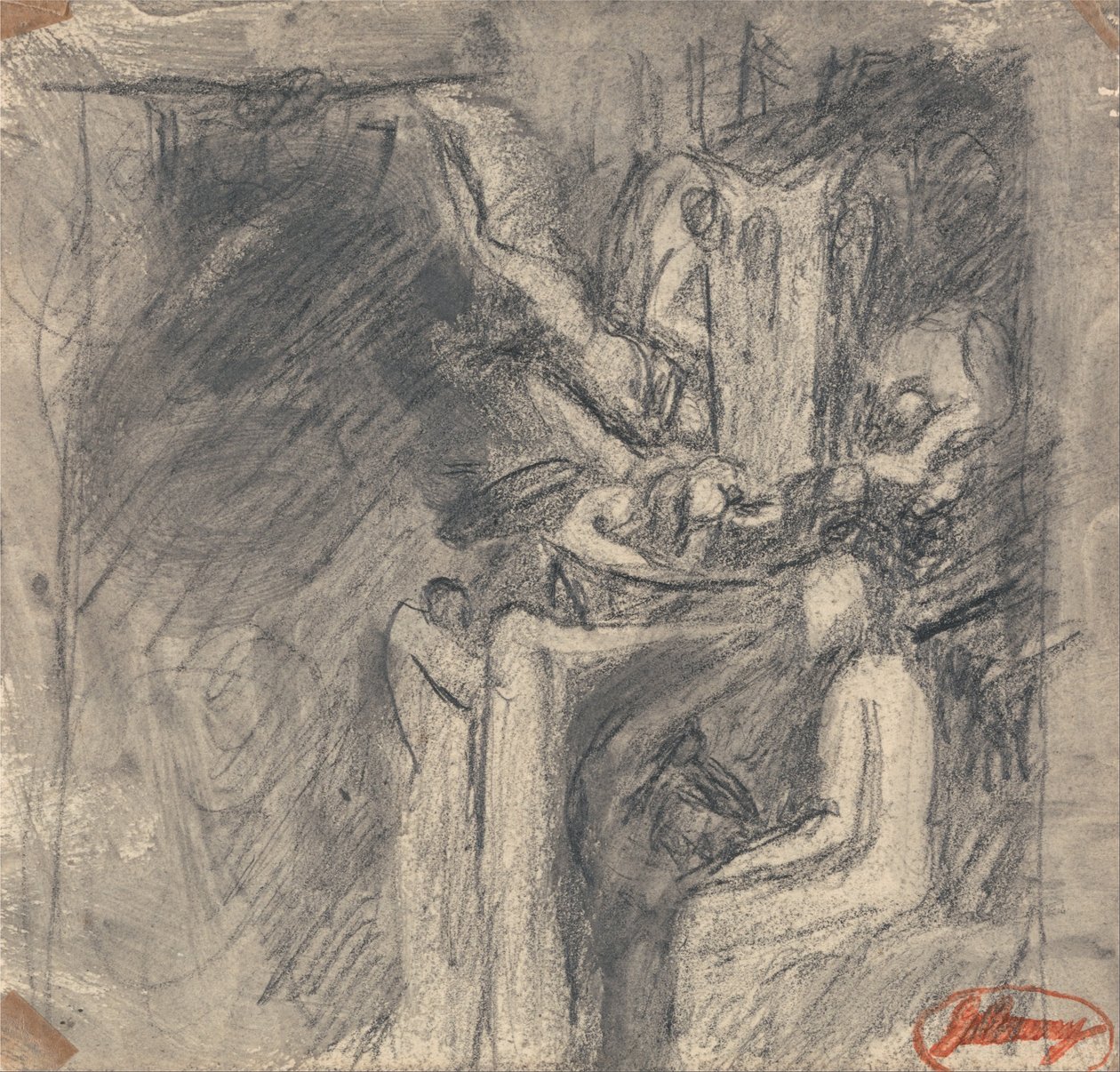 Fiends for Kristi fristelse av George Romney