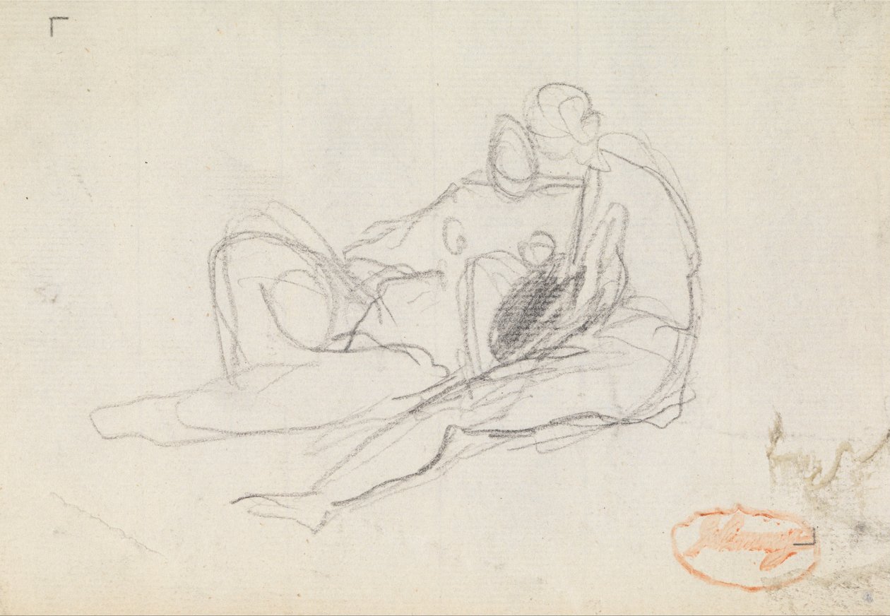 Figur Sammensetningsstudie 17 av George Romney