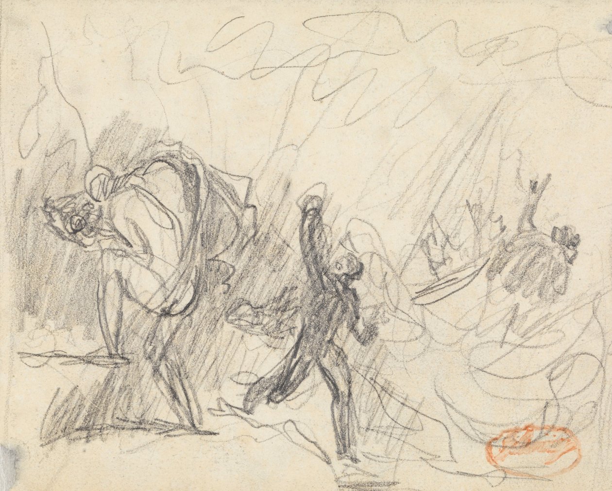 Figur Sammensetningsstudie 20 av George Romney