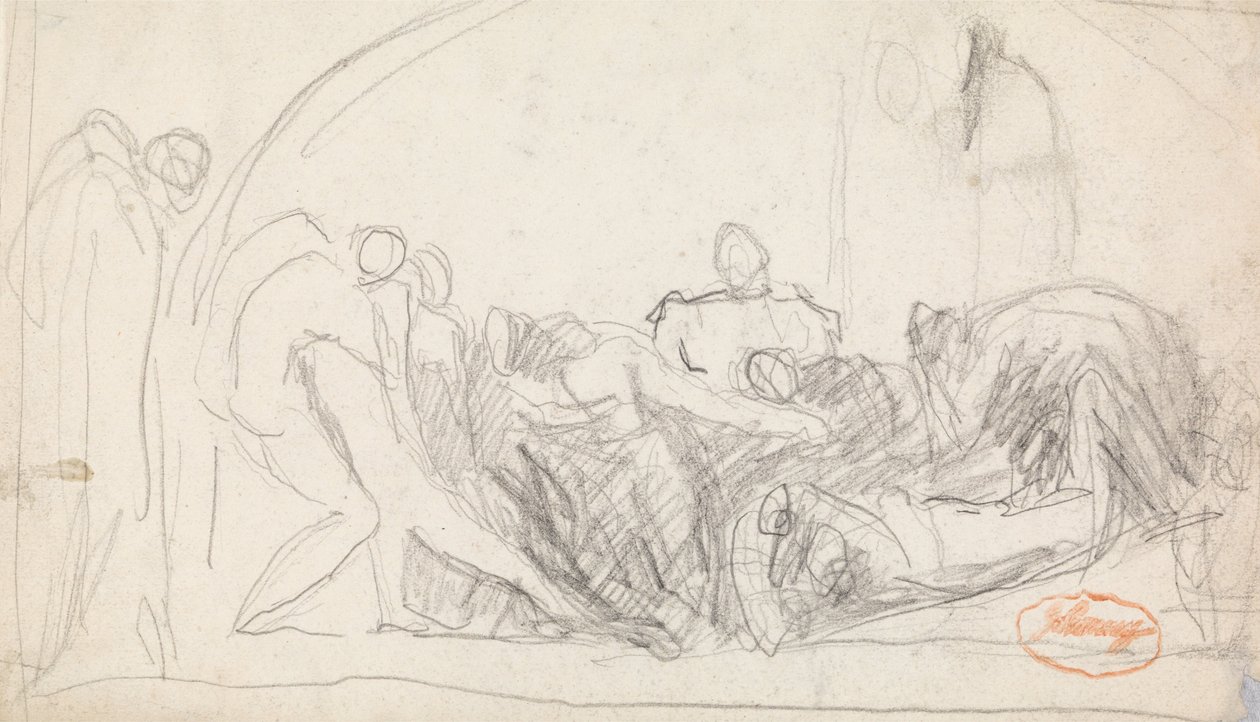 Figur Sammensetningsstudie 22 av George Romney