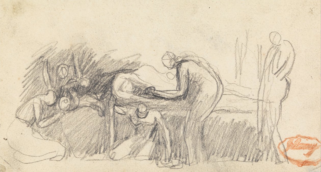 Figur Sammensetningsstudie 23 av George Romney