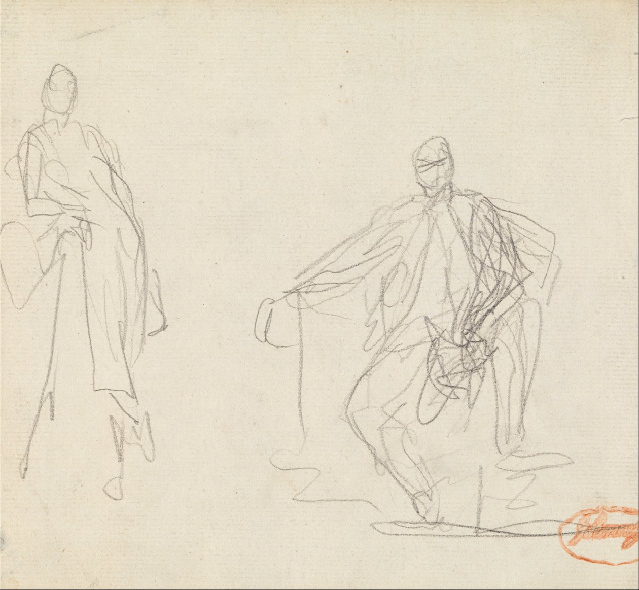 Figur Sammensetningsstudie 30 av George Romney