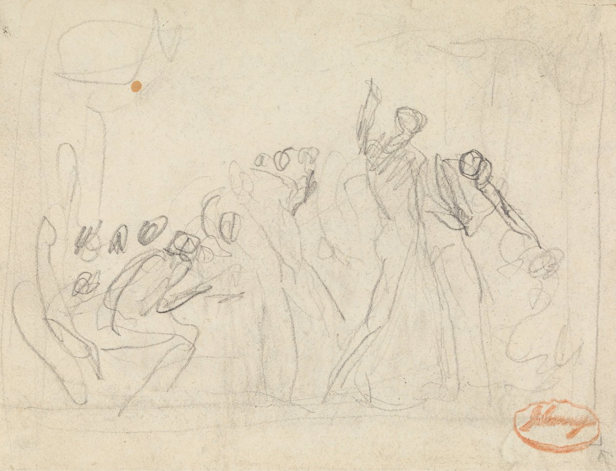 Figur Sammensetningsstudie 33 av George Romney