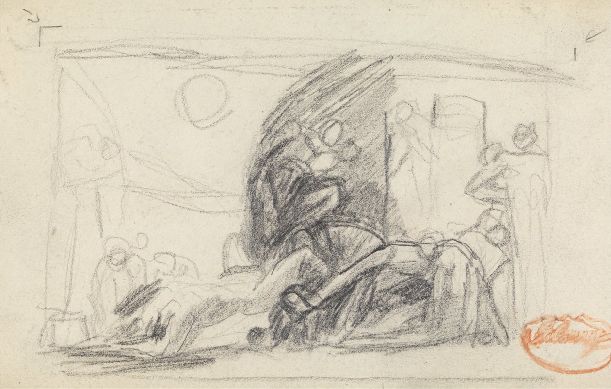 Figur Sammensetningsstudie 4 av George Romney