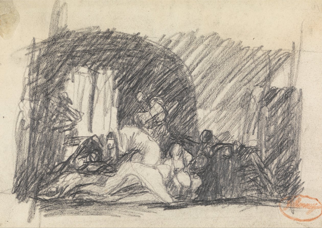 Figur Sammensetningsstudie 7 av George Romney