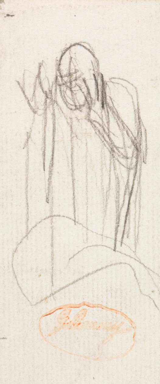 Figurstudie 1 av George Romney