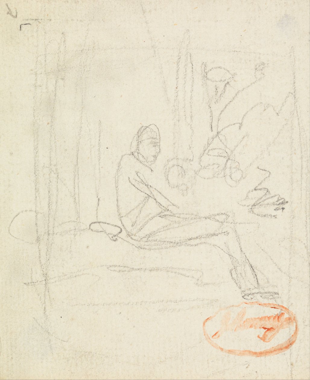 Figurstudie 6 av George Romney