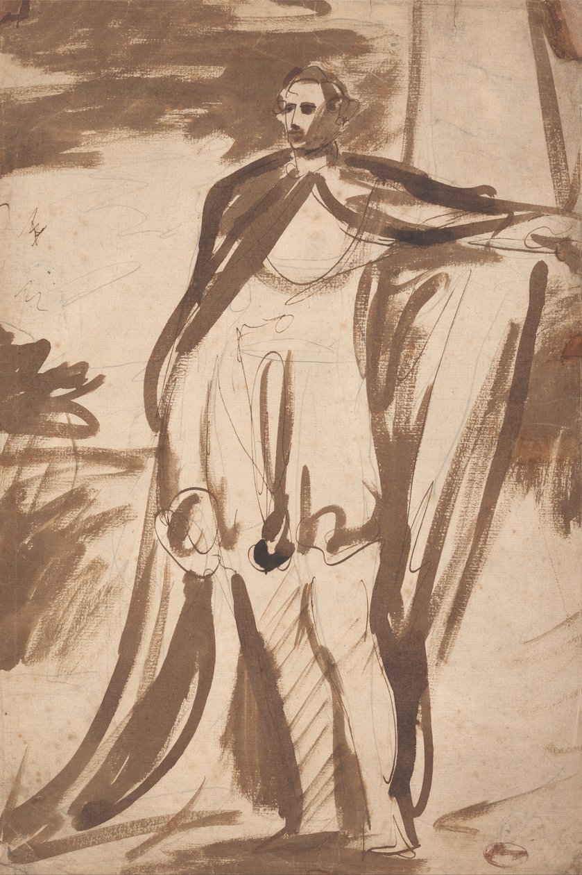 Lord Salisbury, Standing by a Pillar av George Romney